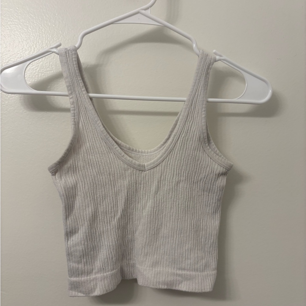 Urban Outfitters Out From Under Off-White Ribbed Tank Top